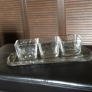 Trey and tidbit bowls